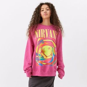 Nirvana smile sweatshirt